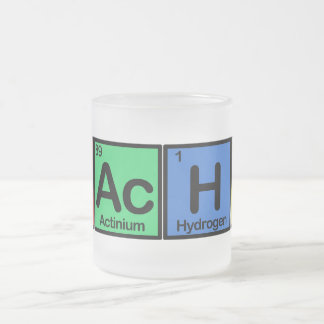 Lärare som göras av inslagfärger frostad glasmugg