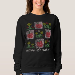 Lärare som hjälper små minder Grow Chalkboard T Shirt