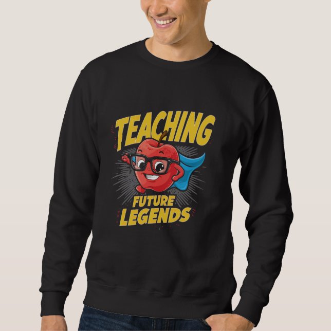 Lärare som lär sig framtida inspiration från Legen Lång Ärmad Tröja (Framsida)