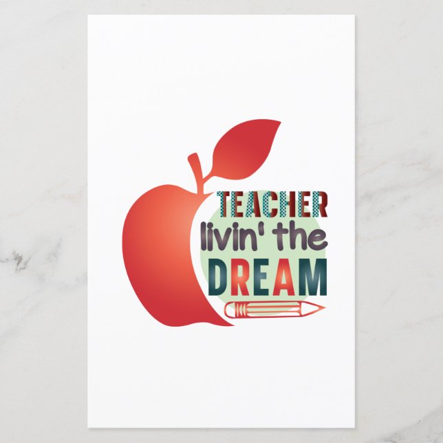 Lärare som lever i drömmen (Framsida)