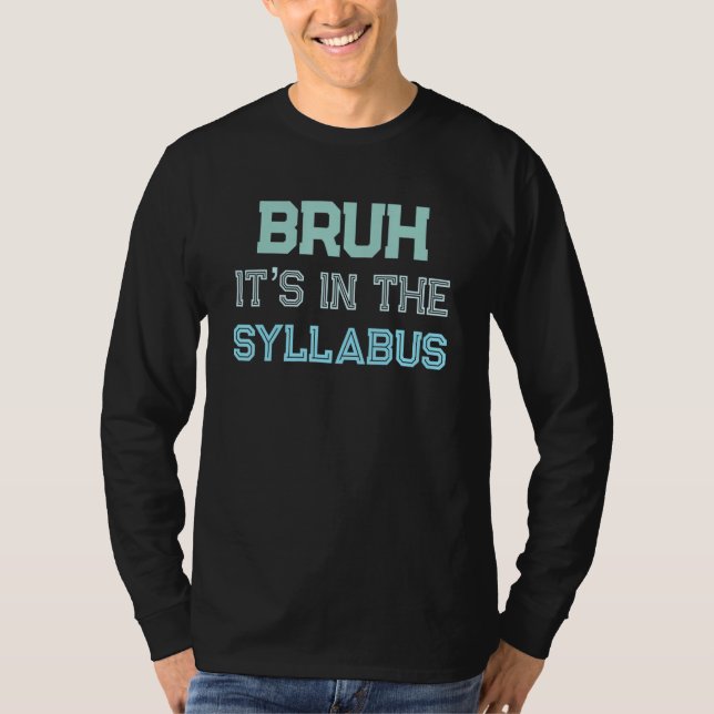 Lärare som säger att det är i t shirt (Framsida)