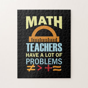 Lärare som studerar matematik har många problem pussel