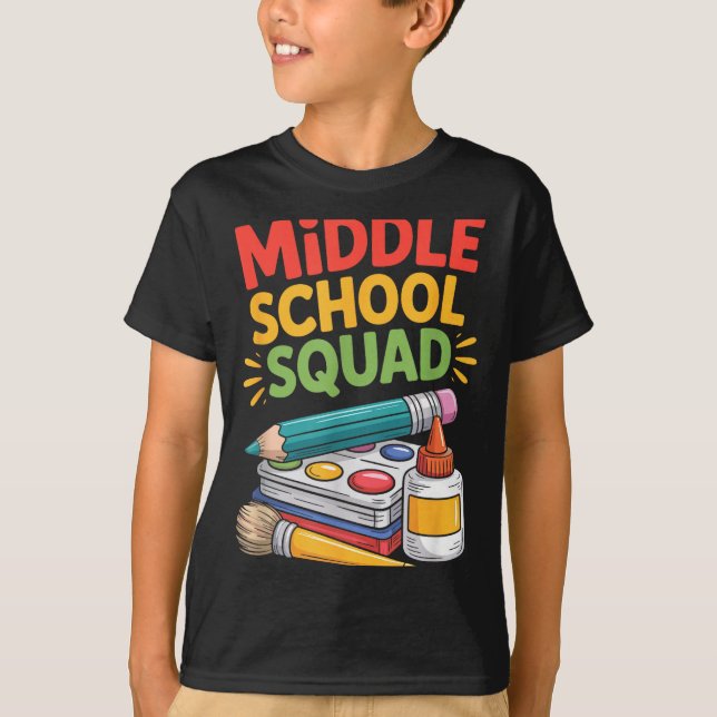 Lärare som undervisar barn utbildare högstadiet sq t shirt (Framsida)