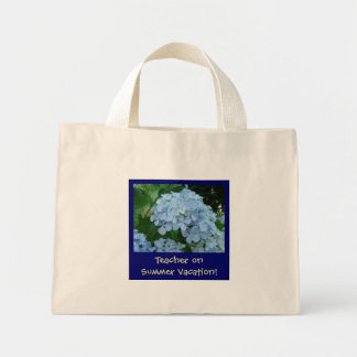 Lärare sommarledighet Totebag-gåvor Hydrangea Mini Tygkasse