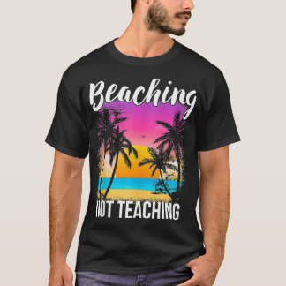 Lärare Sommarvacation Gift Beaching underundervisn T Shirt