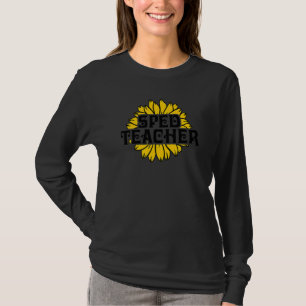Lärare specialundervisning solros blomsterin t shirt