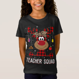 Lärare Squad julklapp Reindeer Teacher Xma T Shirt