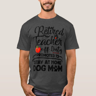 Lärare stannar hemma i Hund Mamma Mors dag  T Shirt