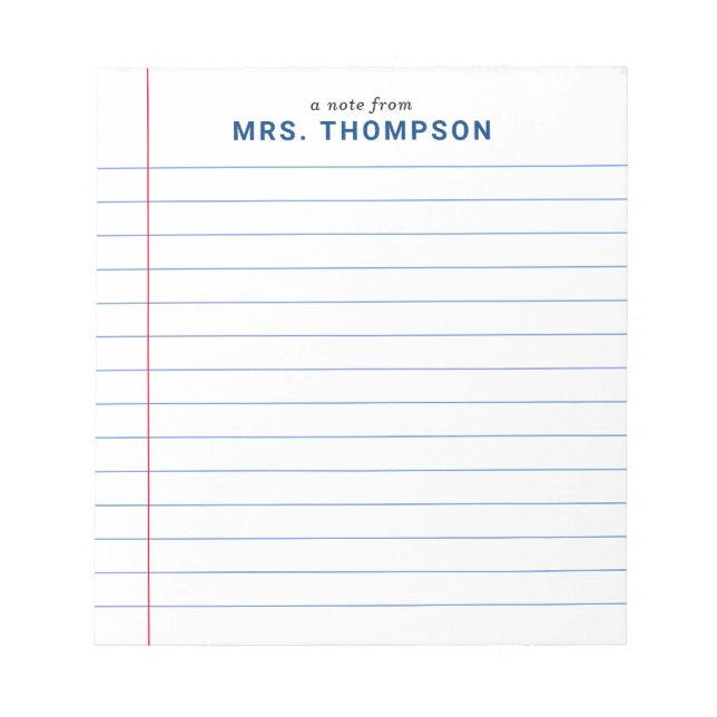 Lärare Student anteckningsbok Lade Papper ett medd Anteckningsblock (Framsida)