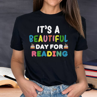 Lärare Student Beval Day for Reading T Shirt