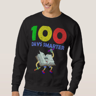 Lärare Student Bok 100 dagar smartare 100 dagar Lång Ärmad Tröja