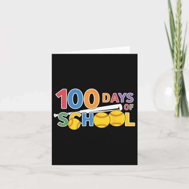 Lärare Studenter, 100 dagar med skolprogram Kort (Framsida)