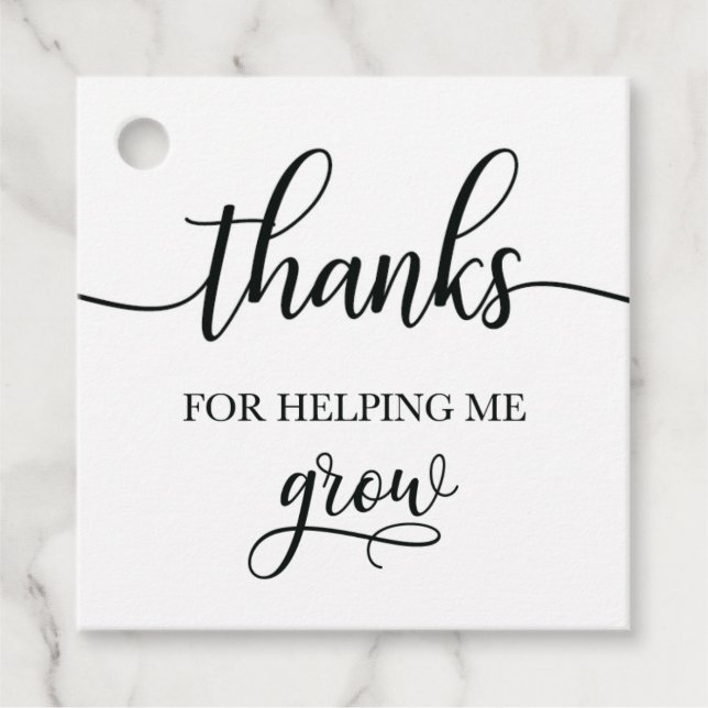 Lärare SUcculent Gift Märkre, Plant Label, Favor Gåvor Etiketter (Framsida)