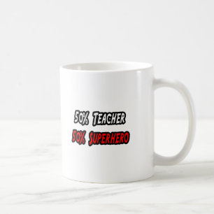 Lärare/superhjälte Kaffemugg