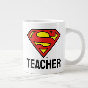 Lärare Superman S-Shield Superman Logotyp Jumbo Mugg