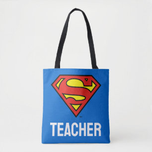 Lärare Superman S-Shield Superman Logotyp Tygkasse