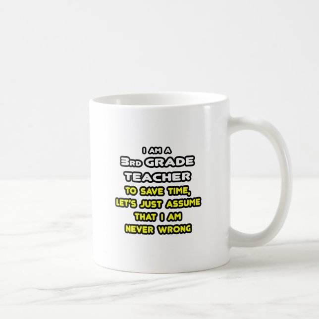 Lärare T-Shirts och gåvor från Klass, lekman Kaffemugg (Höger)