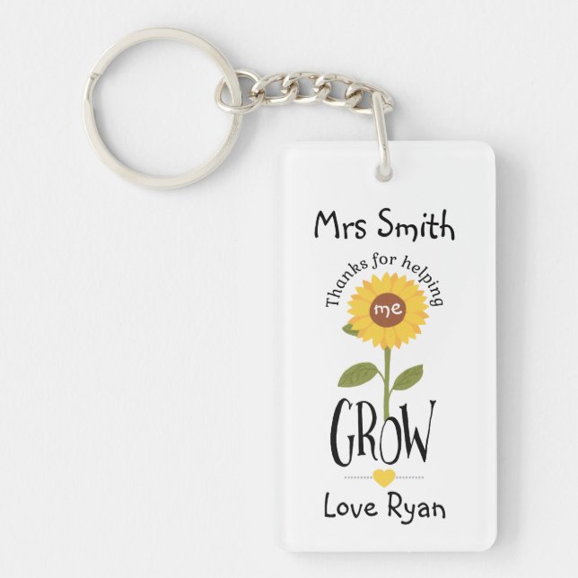 Lärare tack för att du hjälper mig att odla solros (Framsidan)