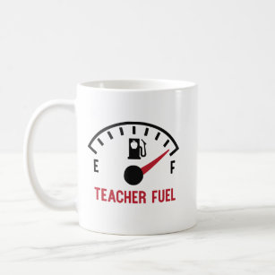 Lärare tankar den roliga Apple gåvan Kaffemugg