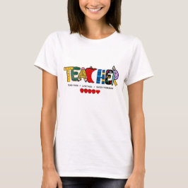 Lärare Teach dem, kärlek dem, se dem växa T Shirt