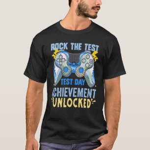 Lärare Testing Staar Test Exam Gamer Sten Tes T Shirt