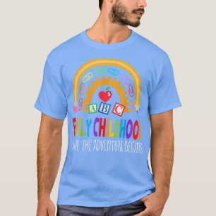 Lärare Tidigt Childskapsutbildning Preschool Head T Shirt