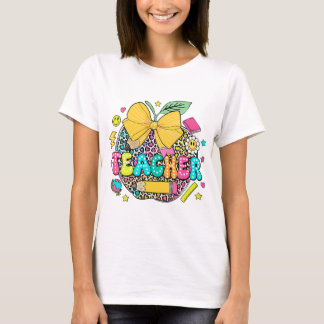 Lärare Tillbaka Till Skolan T Shirt