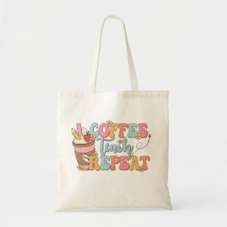 Lärare Tote Bag, Trendiget Tote, Teach Coffee Repe Tygkasse
