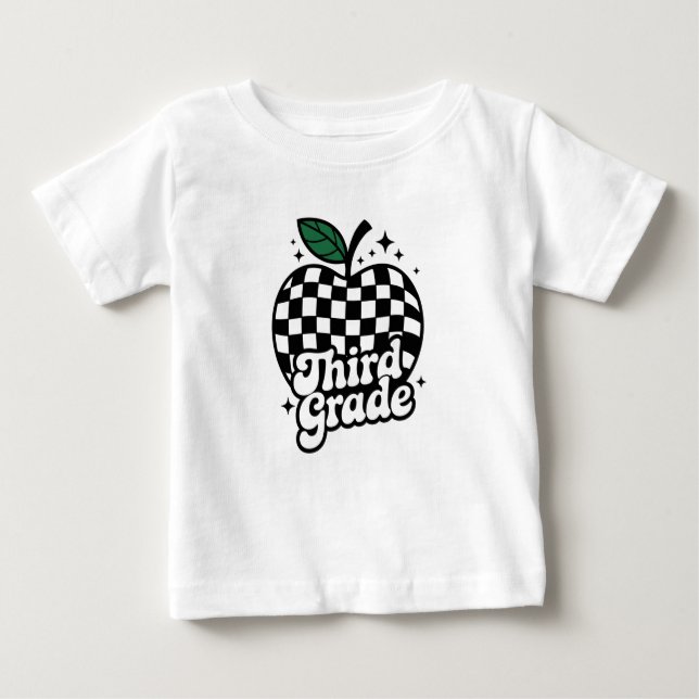 Lärare tredje Klass tredje Back to school T Shirt (Framsida)
