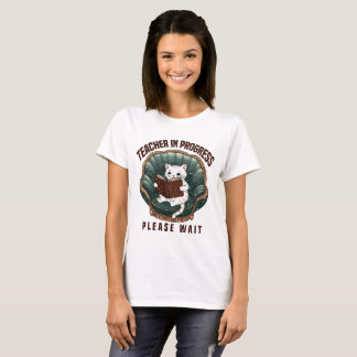 Lärare under utbildning vänta framtida lärare t shirt