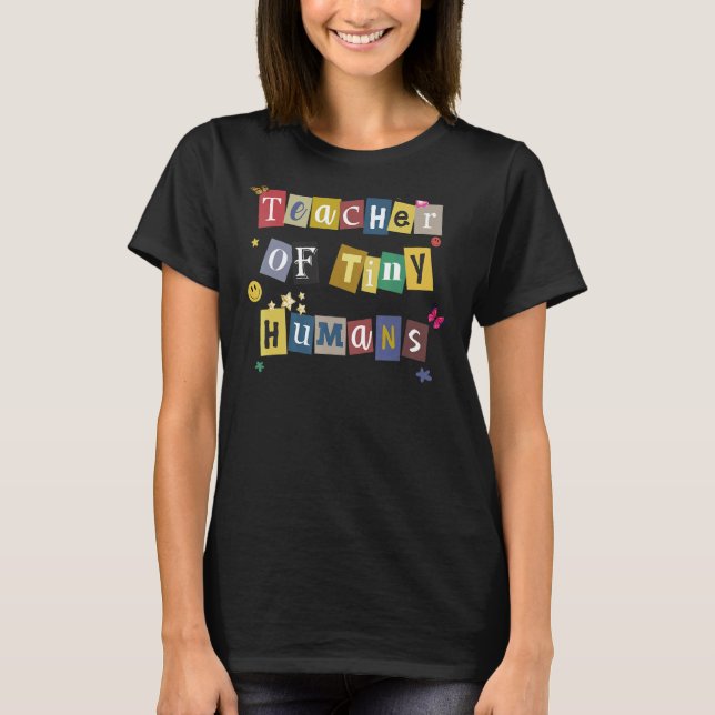 Lärare utom inspirationslärare i Tiny Huma T Shirt (Framsida)