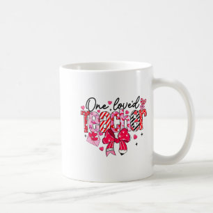 Lärare Valentine älskade lärare Valentines dag Co Kaffemugg