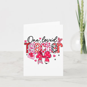 Lärare Valentine älskade lärare Valentines dag Co Kort