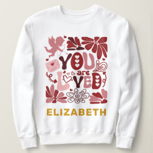 Lärare Valentine Heart Pencil Personlig Funny T Shirt