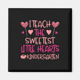 Lärare Valentines day Sweethearts Kindergarten Te Magnet