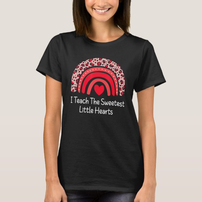 Lärare Valentines day Tee I Teach i Sverige (Framsida)