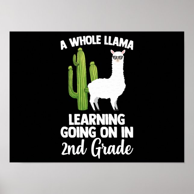 Lärare vid andra Klass Student Kids Back to school Poster (Framsidan)