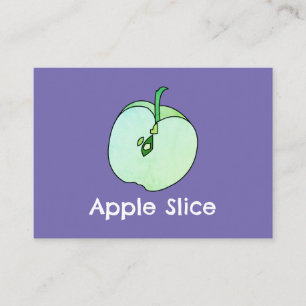 Lärare vid Apple Slice Fruit School Visitkort