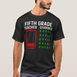 Lärare vid årets slut 5:e Klass Adjö Lärare Fladde T Shirt