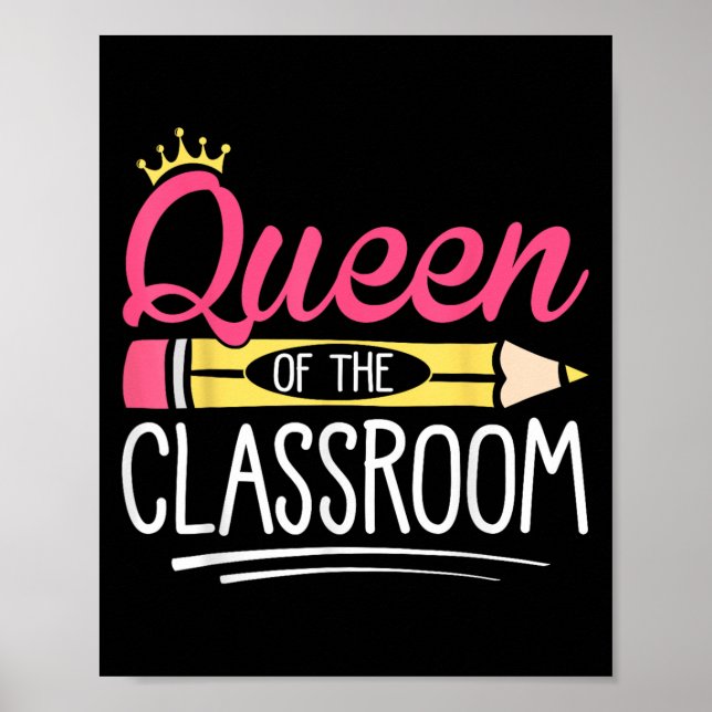 Lärare vid Clroom School Poster (Framsidan)