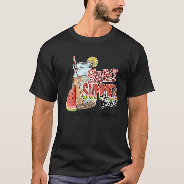Lärare vid Duty Summer Break Sweet Sommar-tid 5t T Shirt (Framsida)