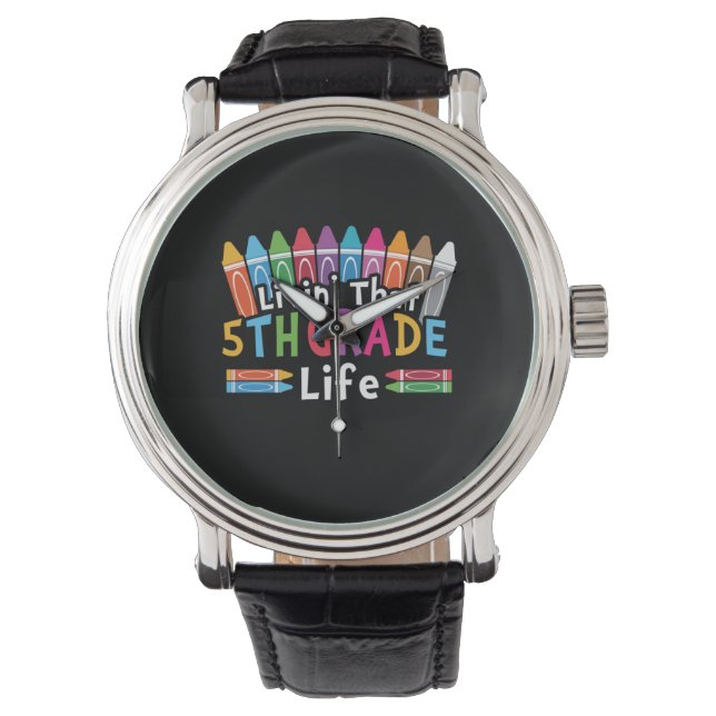 Lärare vid femte Klass som lever det femte Klass l Armbandsur (Framsida)