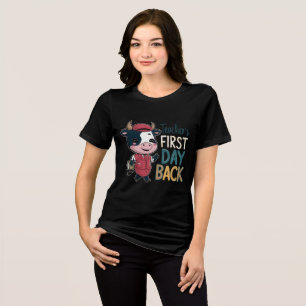 Lärare vid Fire Back to school Tee-designtröja T Shirt