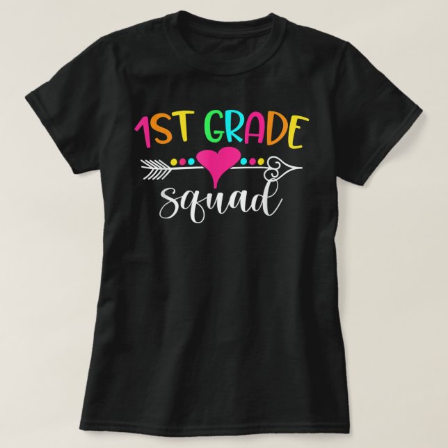 Lärare vid första Klass-torget Student Back to sch T Shirt (Design framsida)