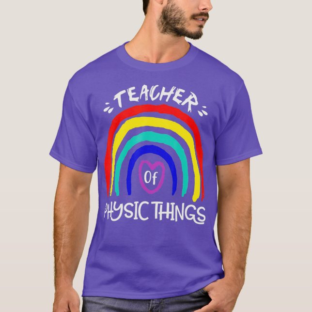 Lärare vid Physic Sak Educator School T Shirt (Framsida)