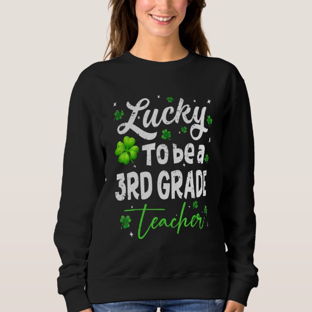 Lärare vid St Patricku2019s Day Tur tredje G T Shirt (Framsida)