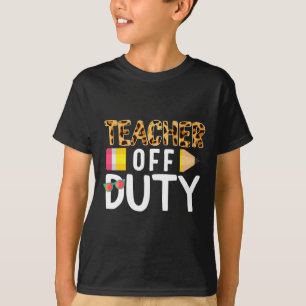 Lärare vid tjänstgörande Lycklig förra dagen, skol T Shirt