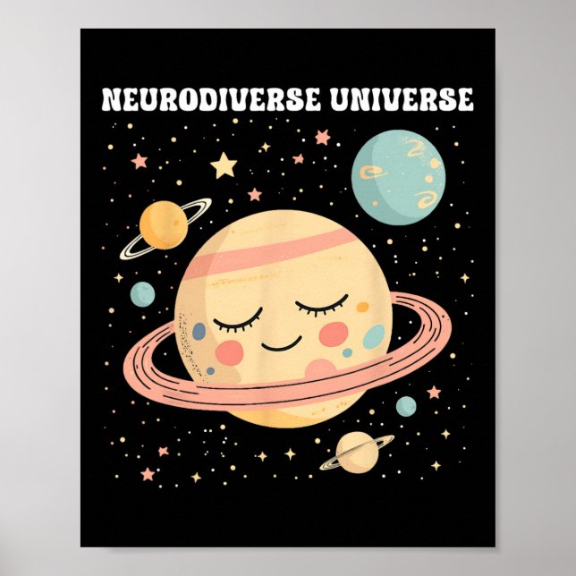 Lärare vid Universe Sped Teacher Aw Poster (Framsidan)