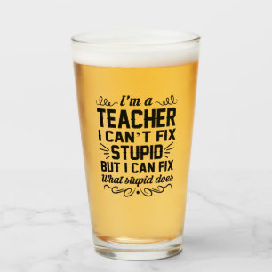 Lärare Vin Glass Beer Kopp Funny Birthday Gifts