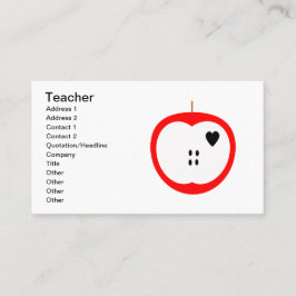 Lärare Visitkort